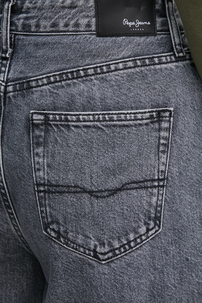 Pepe Jeans jeansy WIDE LEG JEANS UHW JAIMY szary PL204740UM0