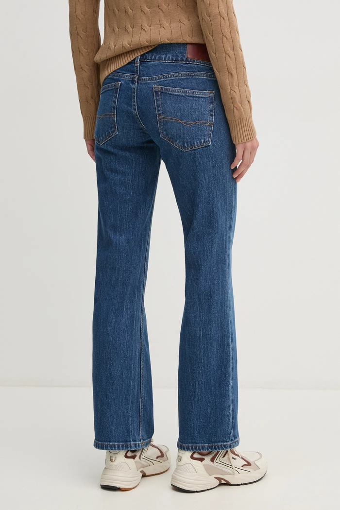 Odjeća Traperice Pepe Jeans STRAIGHT JEANS LW VENUS PL204848EE3 plava