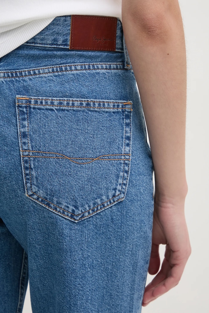 Traperice Pepe Jeans STRAIGHT JEANS HW ROBYN plava PL204901IB7