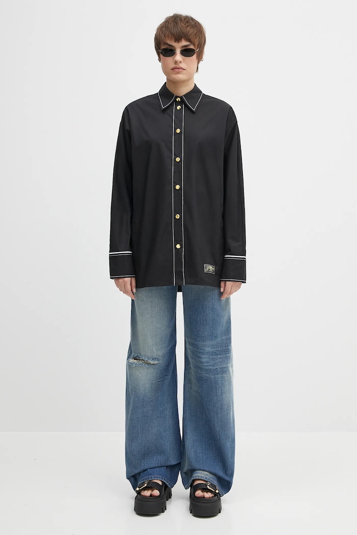 Τζιν παντελόνι MM6 Maison Margiela S52LA0243 μπλε
