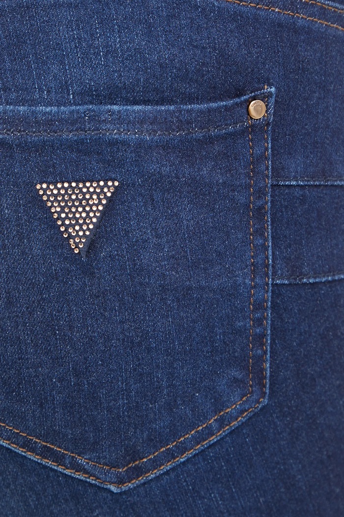 Odzież Guess jeansy W5RA0V.D5L91 granatowy