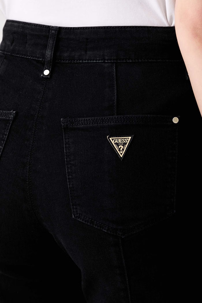 Guess jeansy regular damskie NEW FAYE czarny W5RA0P.D4PZ1