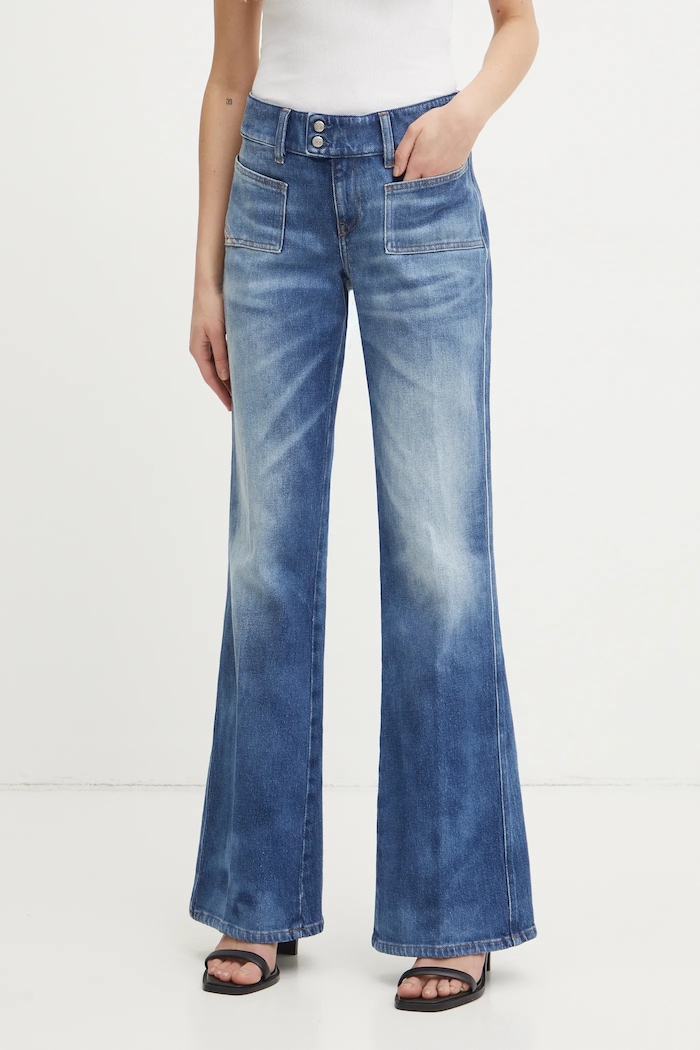 Diesel jeansy D-HUSH L.32 TROUSERS niebieski A13820.09L19