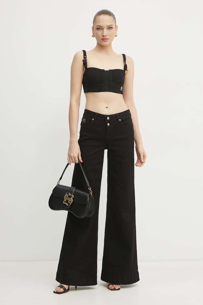 Versace Jeans Couture jeansy 78HAB561.CDW00 czarny SS25