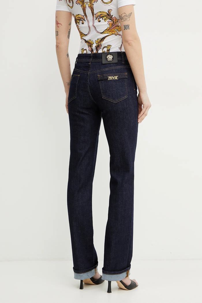 Odzież Versace Jeans Couture jeansy 78HAB5B8.CDWA7 granatowy