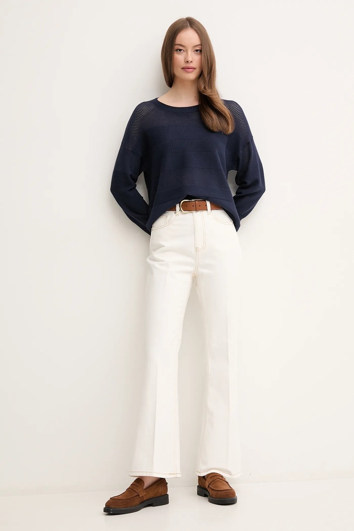 Sisley jeans 4MCPLE043 bej SS25