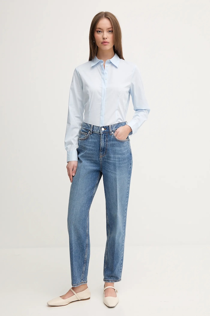 Τζιν παντελόνι Sisley 4MCPLE048 μπλε SS25