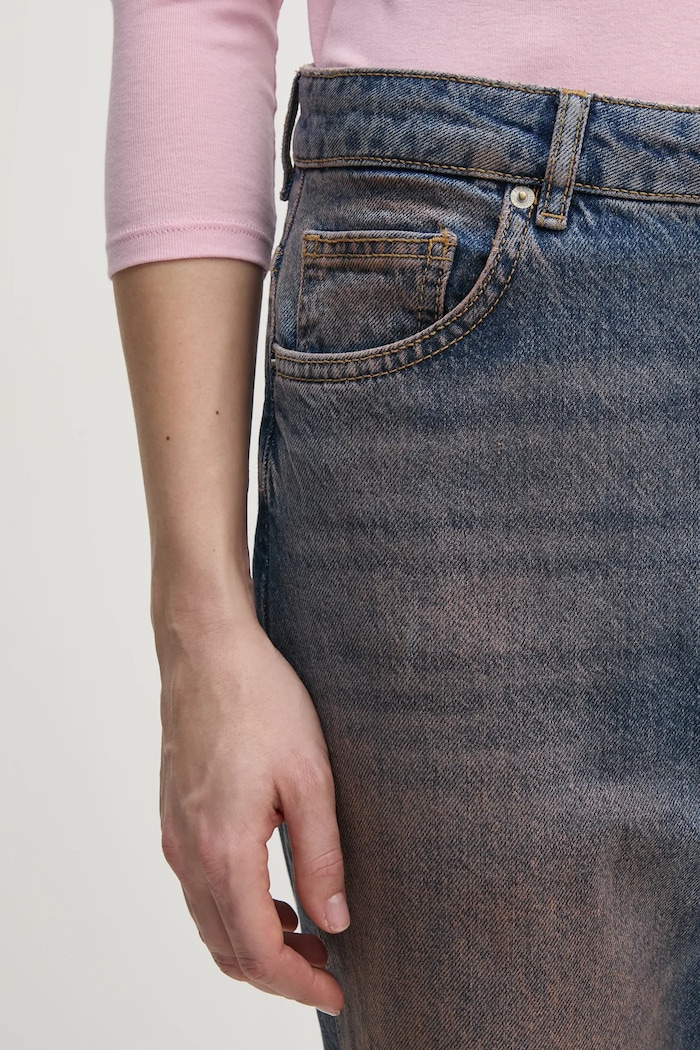 Sisley jeansy 43Y3LE049 niebieski