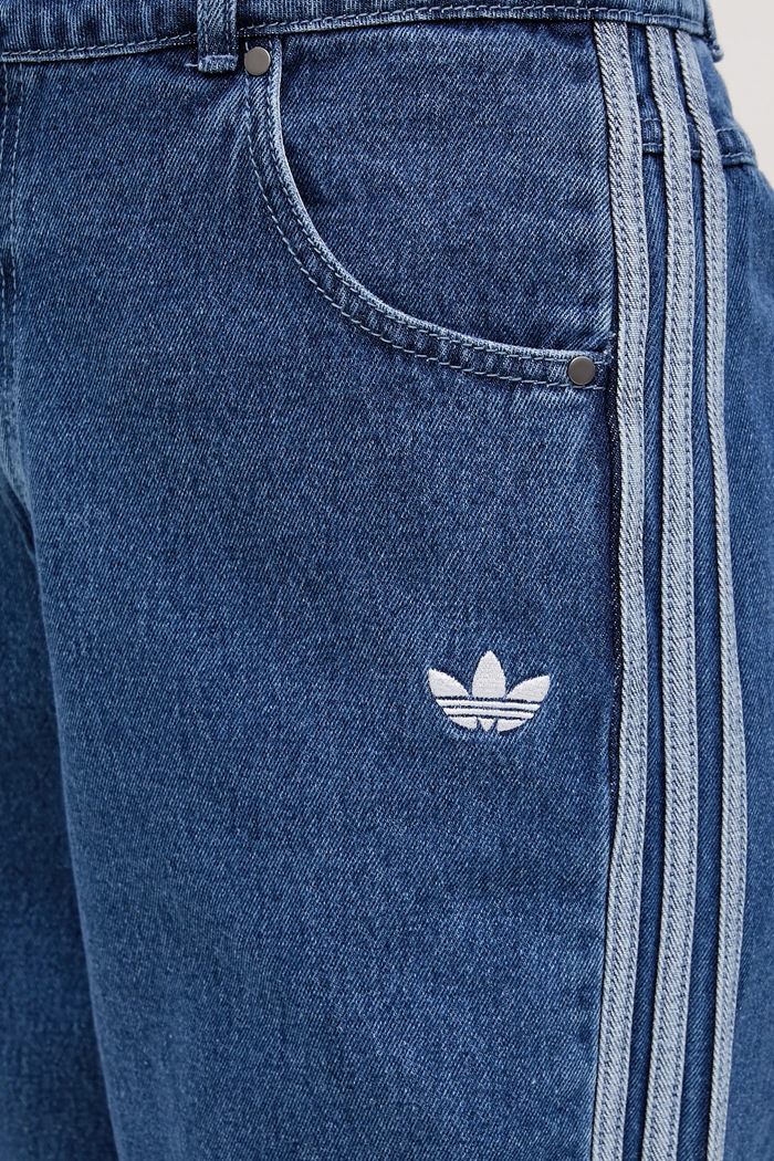 Rifle adidas Originals DENIM 3S PANT modrá JD2574