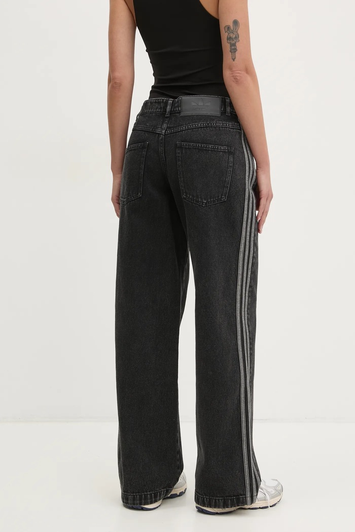 Îmbrăcăminte adidas Originals blugi din bumbac DENIM 3S PANT JD3109 negru