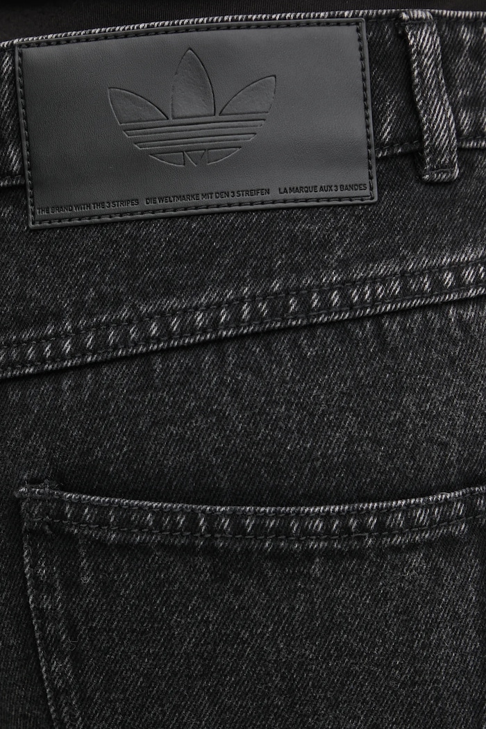 adidas Originals blugi din bumbac DENIM 3S PANT JD3109 negru