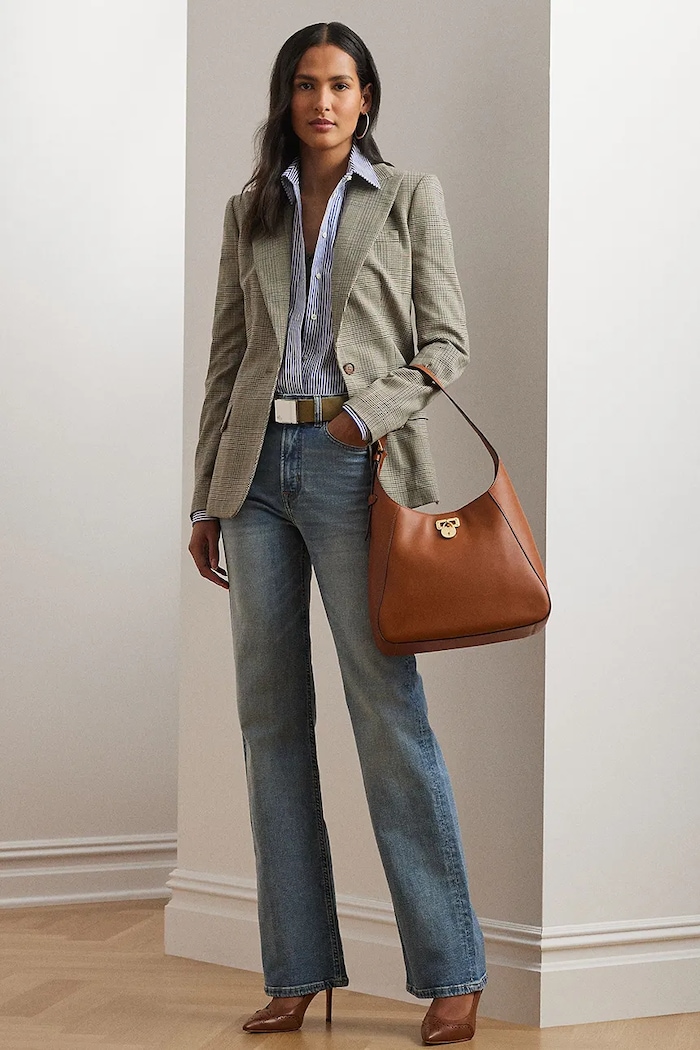 Lauren Ralph Lauren jeansy niebieski 200979253