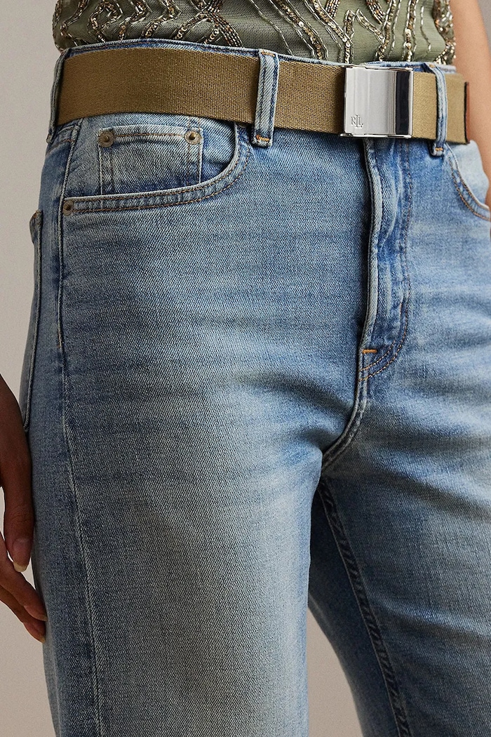 Lauren Ralph Lauren jeansy 200979253 niebieski