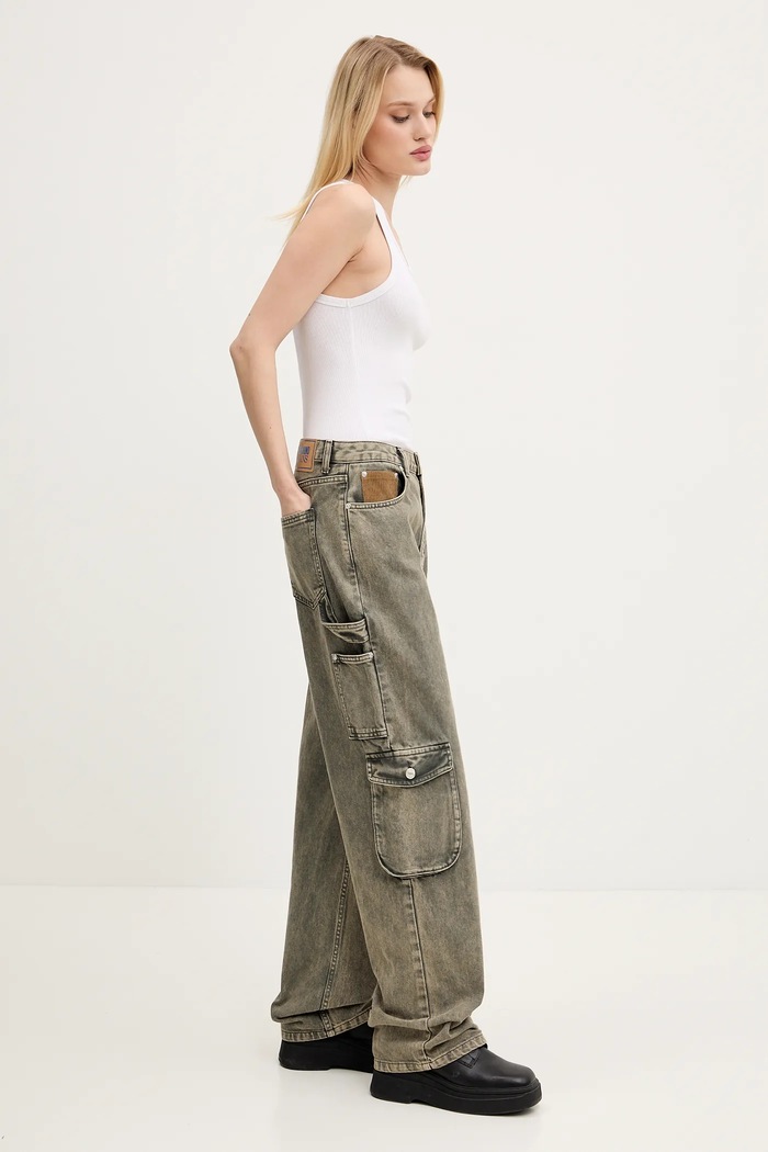Rifle Moschino Jeans sivá 0325.3218
