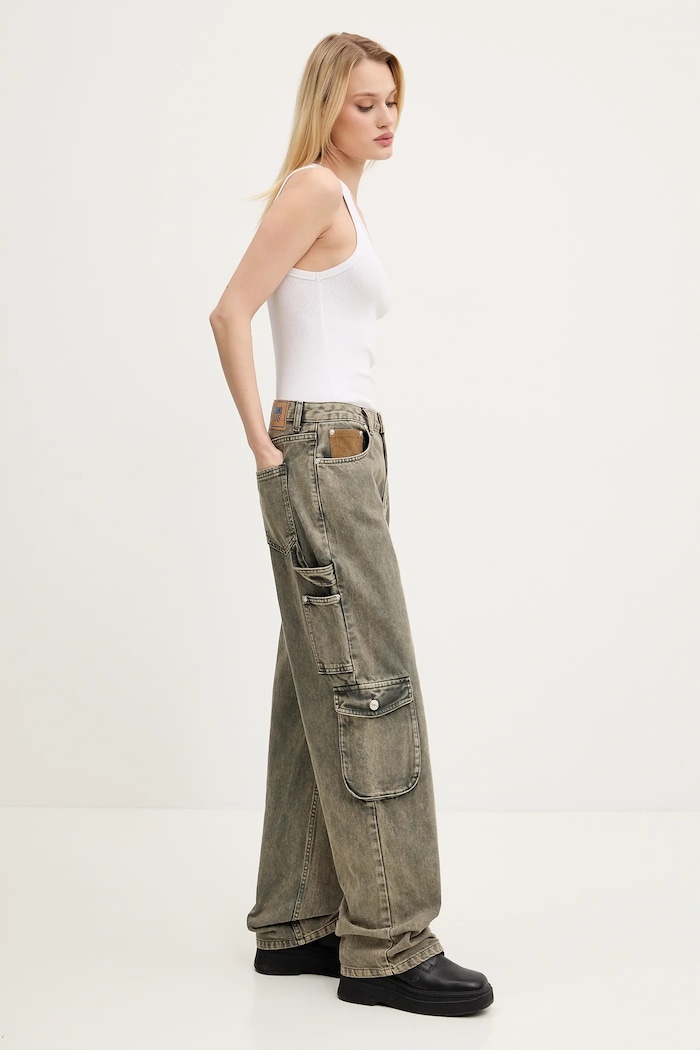 Rifle Moschino Jeans sivá 0325.3218