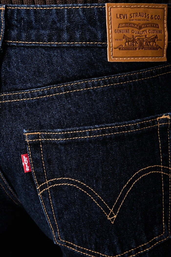 Levi's jeansy loose damskie LOW LOOSE granatowy A5566