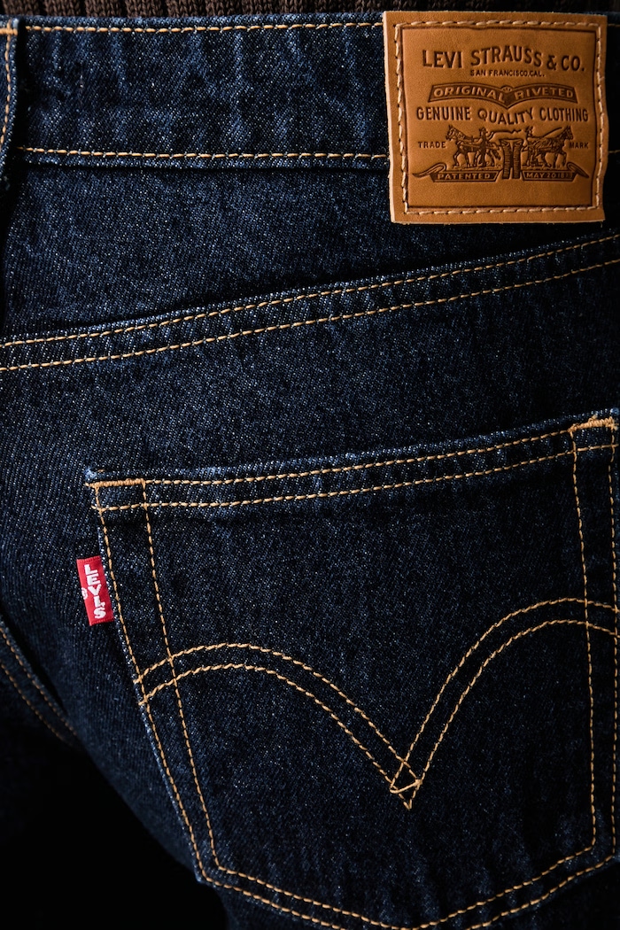 Levi's jeansy loose damskie LOW LOOSE granatowy A5566