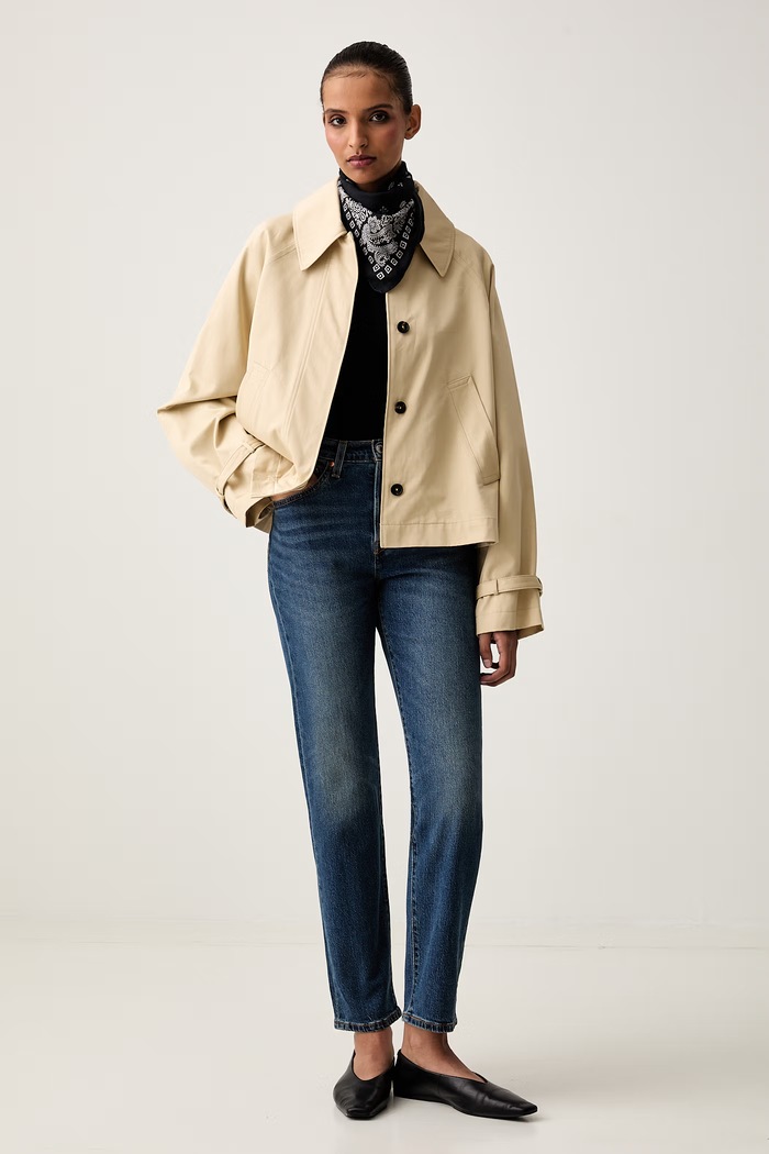 Levi's rifle dámske 501® CROP LIGHTWEIGHT A8746 modrá AA00