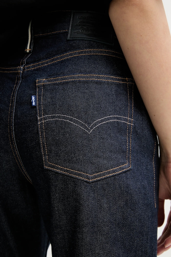 Levi's jeansy HI-RISE BOYFRIEND granatowy A5893