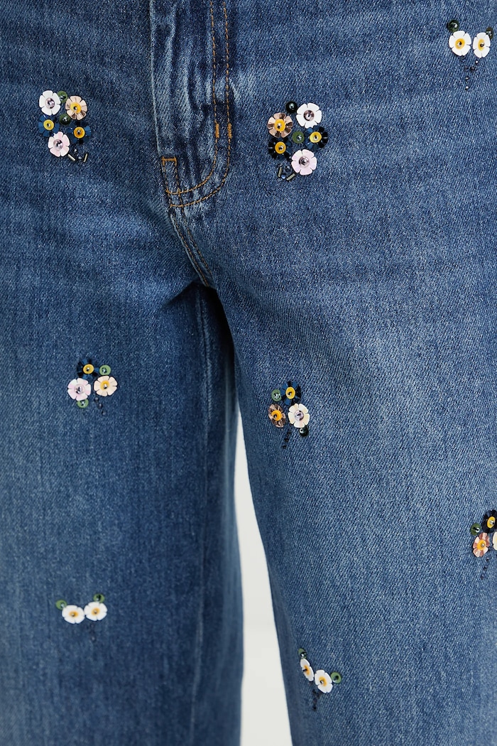 Weekend Max Mara jeansy niebieski 2515181021600
