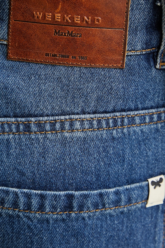 Weekend Max Mara jeansy 2515181021600 niebieski