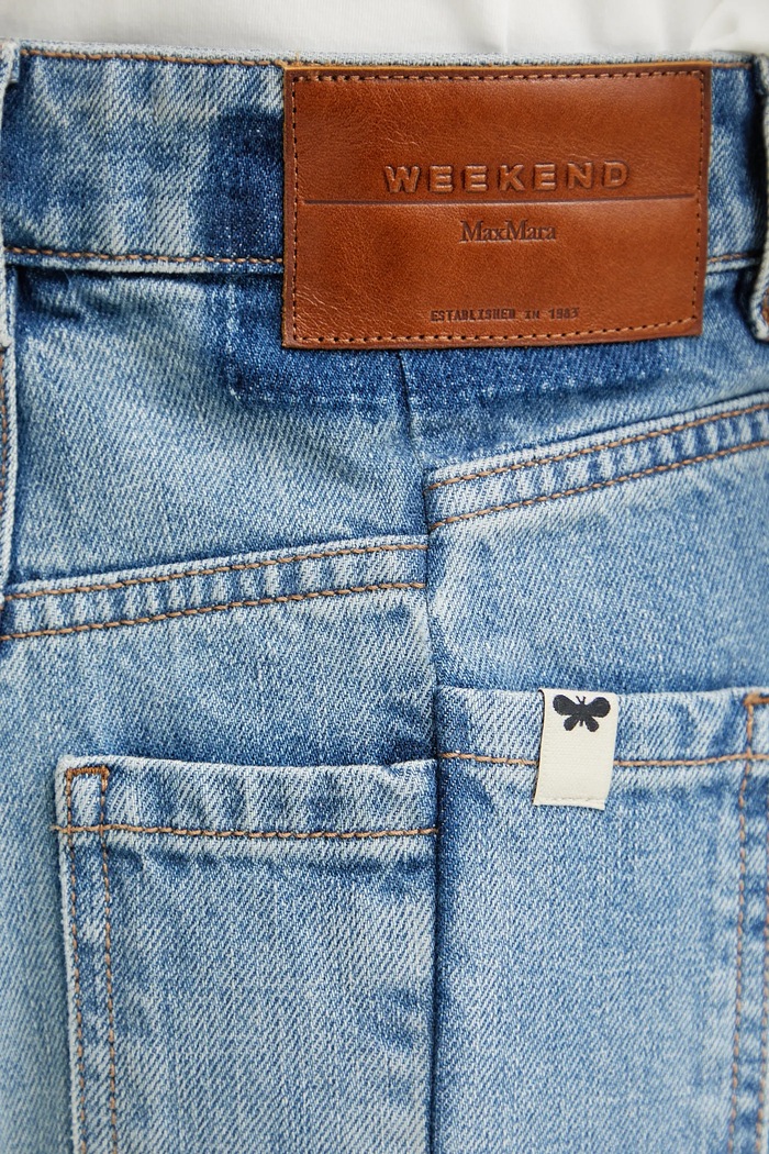 Weekend Max Mara jeansy niebieski 2515181031600