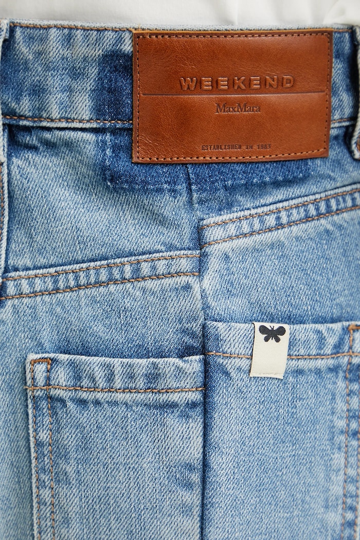 Weekend Max Mara jeansy niebieski 2515181031600