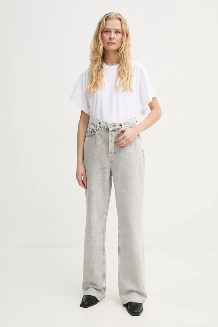 Džíny AllSaints WENDEL W024EA šedá SS25
