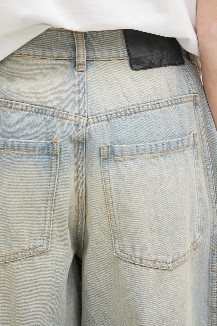 Хлопковые джинсы adidas Originals DENIM BN PANT голубой JX9212