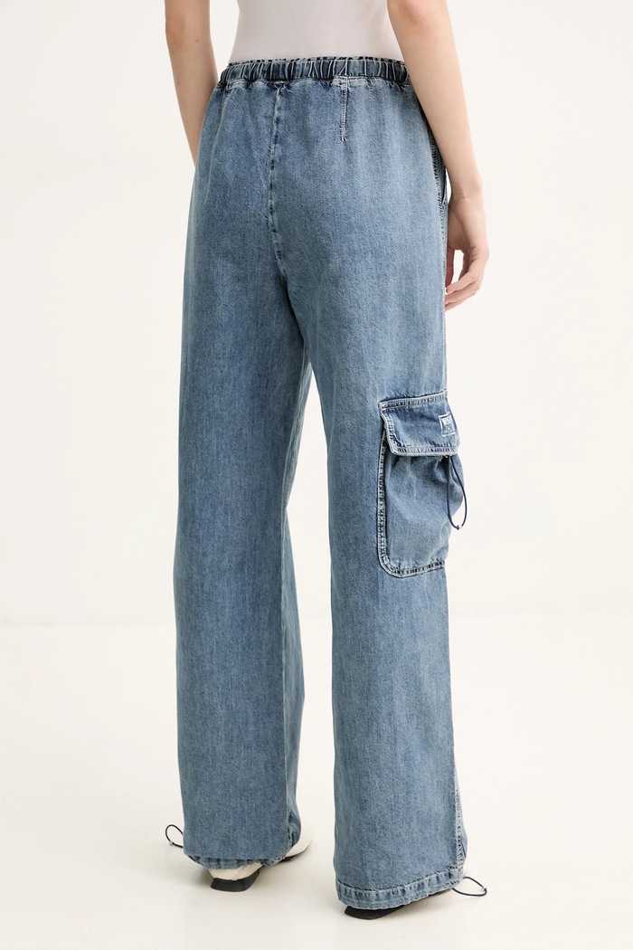 Ruházat Moschino Jeans pamut farmer 0320.3721 kék