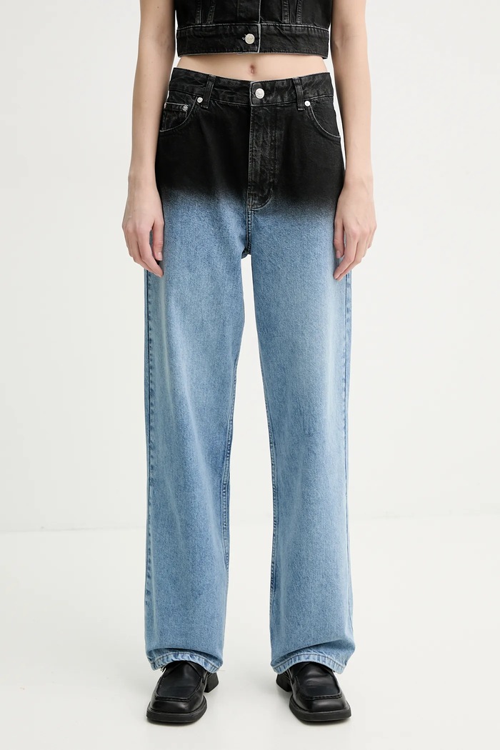 Bavlnené rifle Moschino Jeans modrá 0309.3719