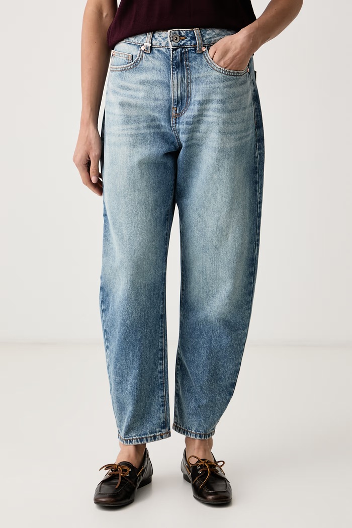United Colors of Benetton Jeansy damskie niebieski 4SHBDE00I
