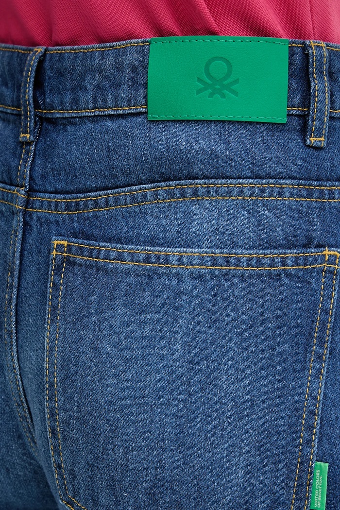 United Colors of Benetton jeansy granatowy 43C8DE02D