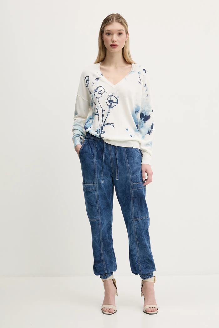 Τζιν παντελόνι Desigual ALASKA 25SWDD08 μπλε SS25