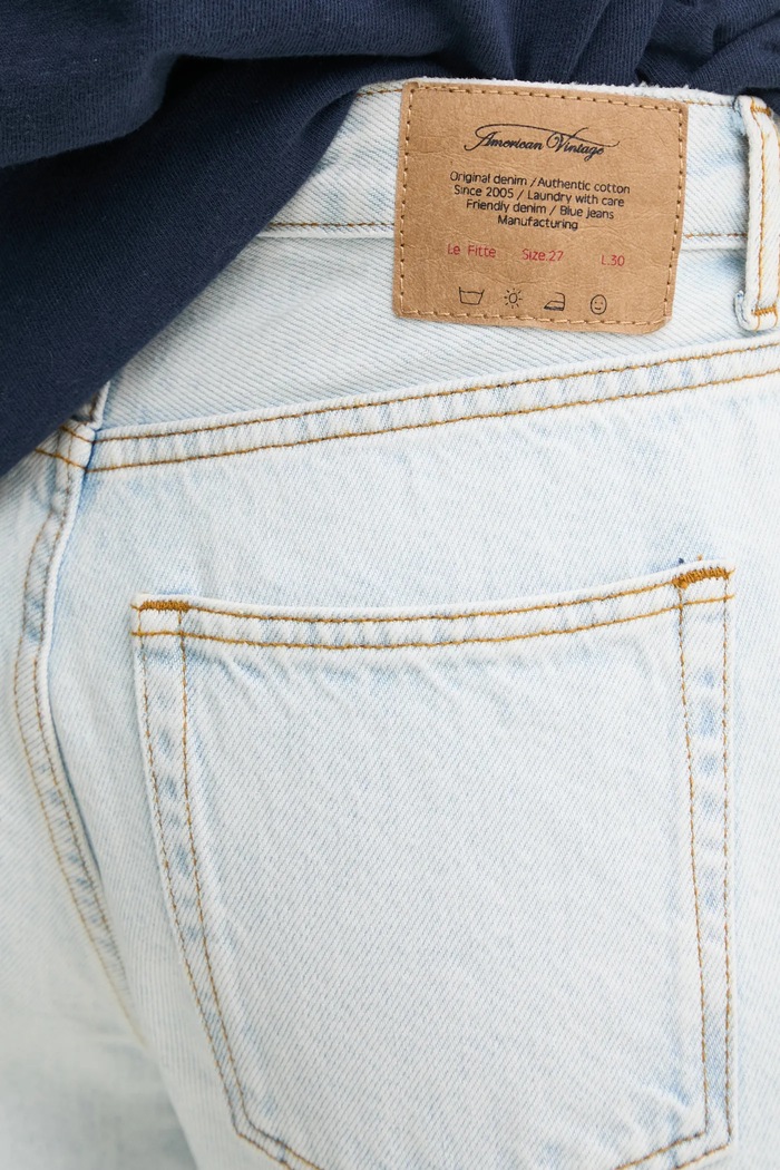 Τζιν παντελόνι American Vintage μπλε JOY11HE25