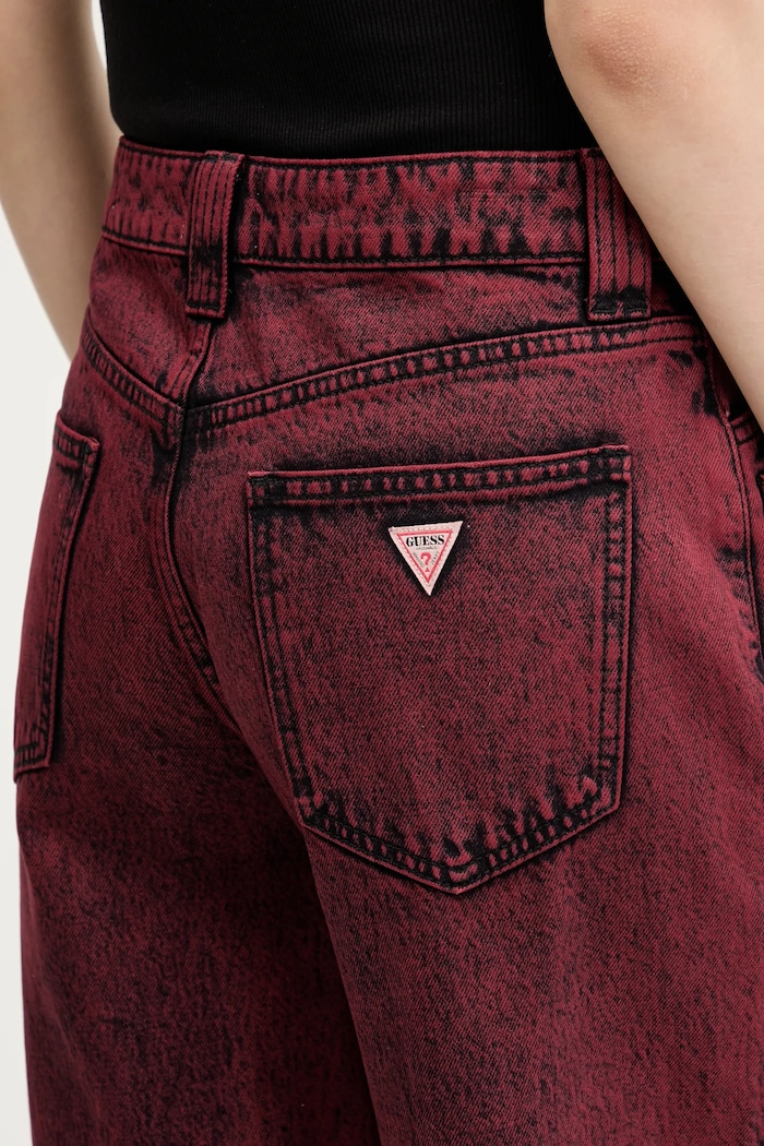 Guess Originals jeansy bordowy W5RG02.D4XYE
