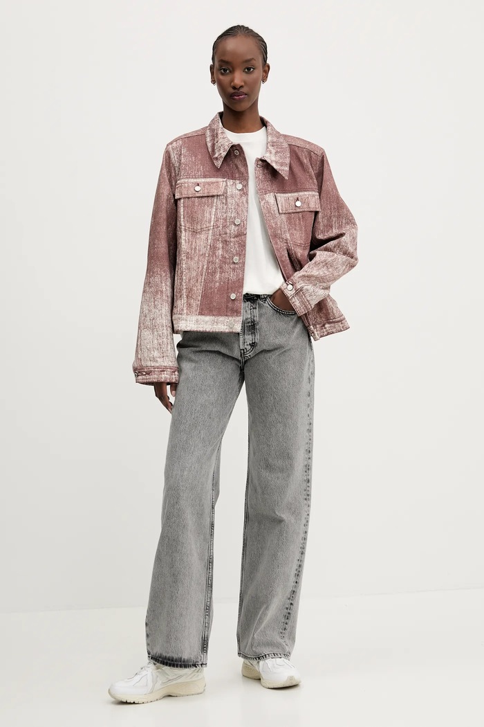 Džíny HUGO 50539781 šedá SS25