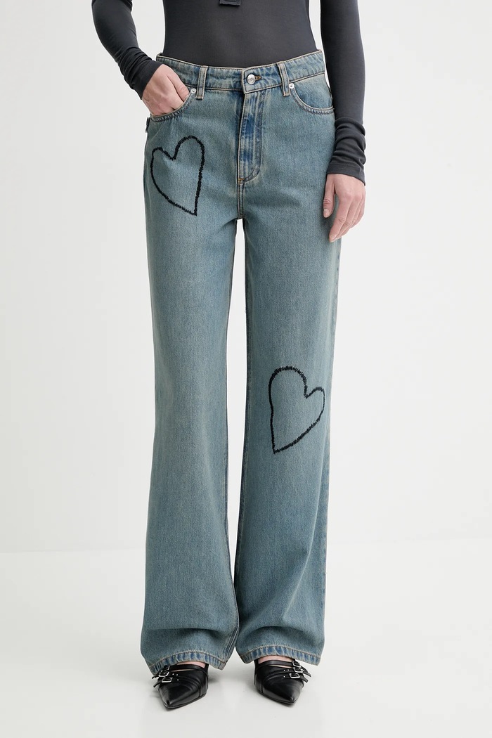 ZADIG&VOLTAIRE jeansy niebieski WWJE01265.409