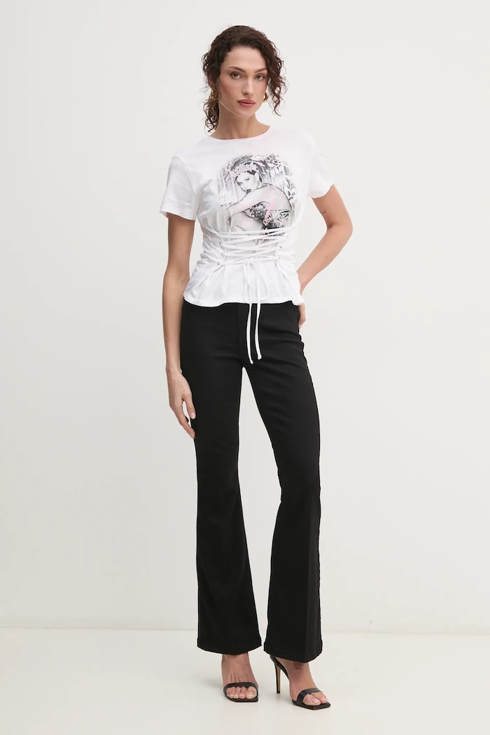 Liu Jo jeansy UA5058.DS015 czarny SS25
