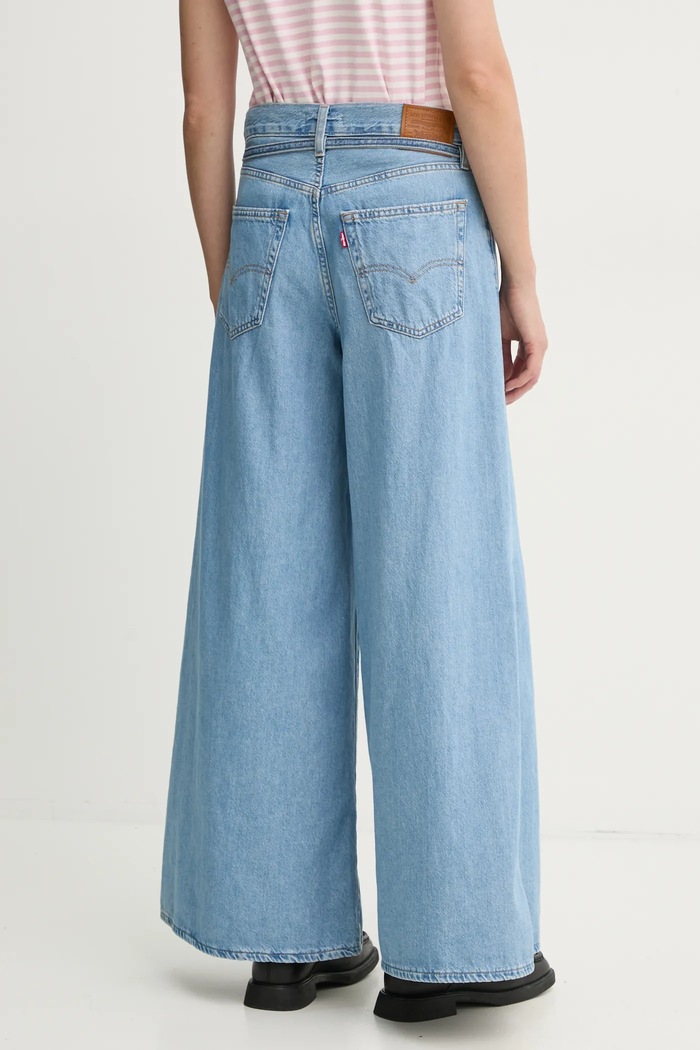 Oblečení Džíny Levi's XL SUPERWIDE 001T3 modrá