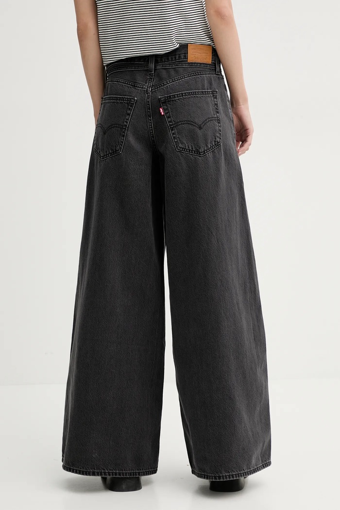 Ρούχα Τζιν παντελόνι Levi's XL SUPERWIDE 001T3 γκρί