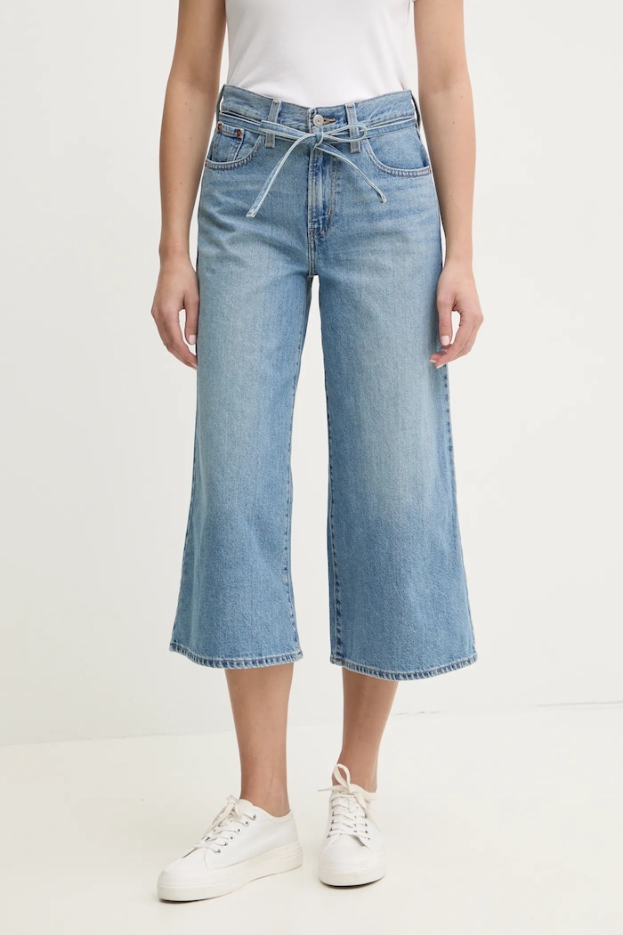 Levi's jeansy XL CULOTTE niebieski 001V1