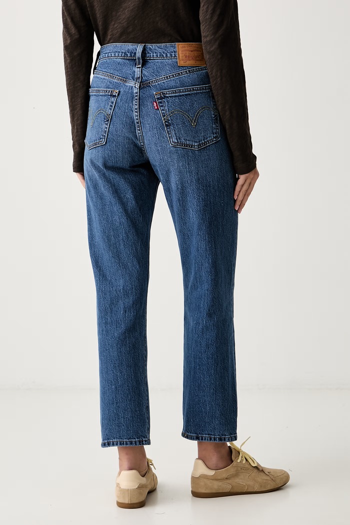 Oblačila Levi's kavbojke ženske 501® CROP 36200 modra