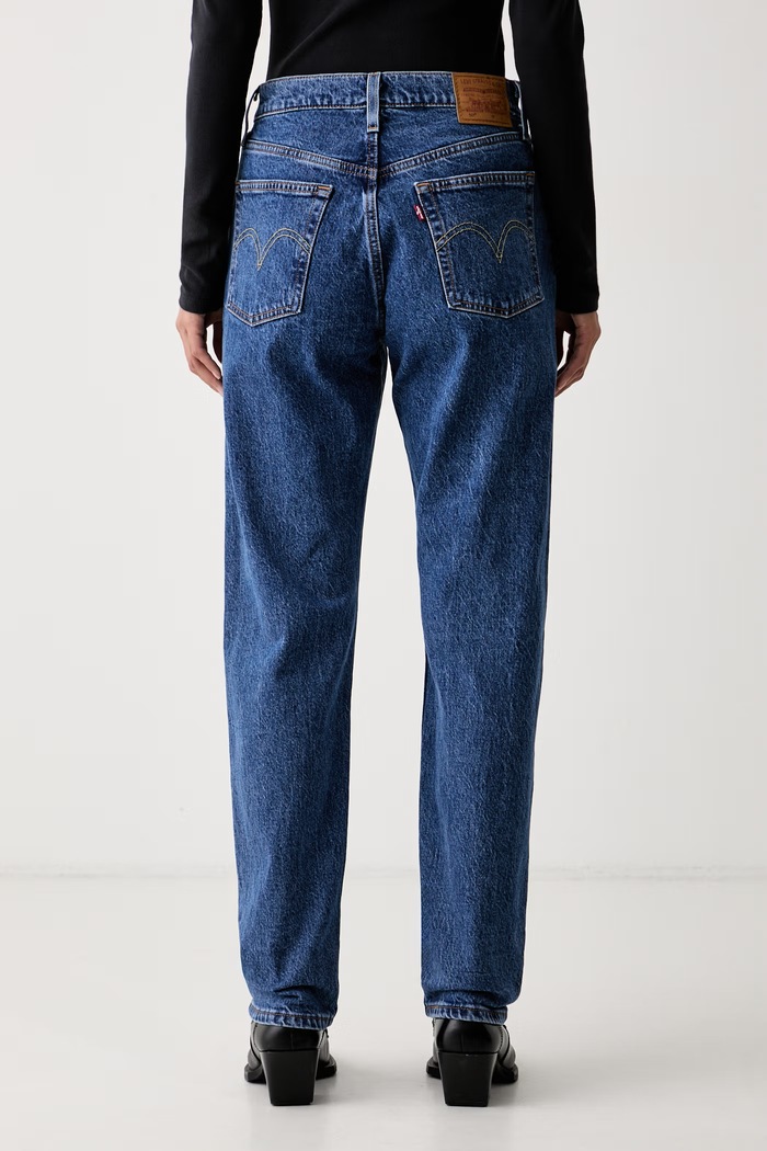 Oblačila Levi's kavbojke ženske 501® CROP 36200 modra