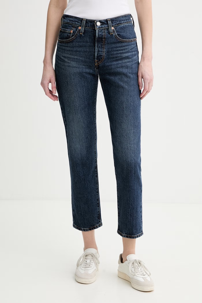 Levi's jeans 501 CROP albastru 36200