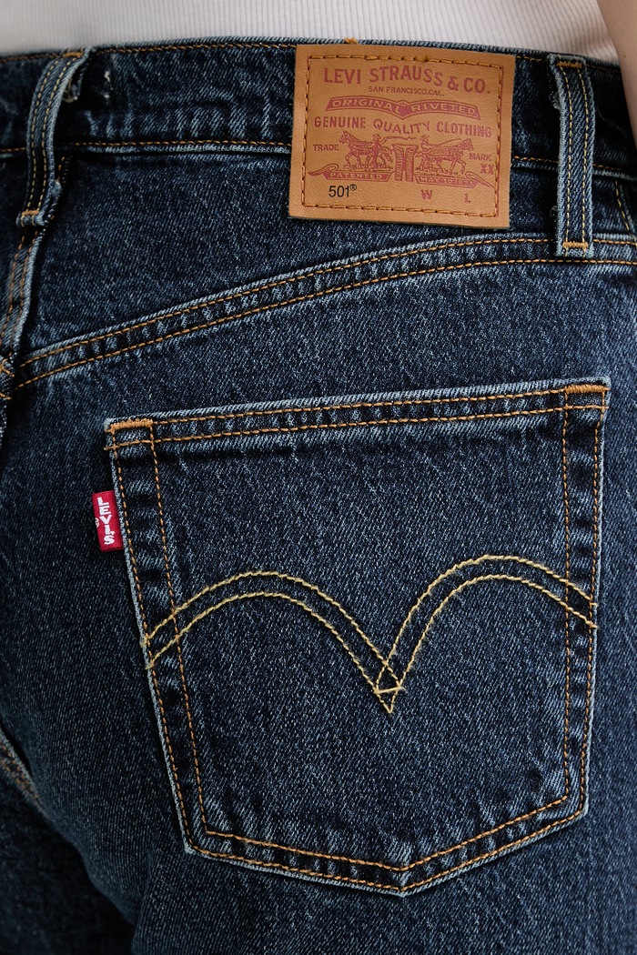 Levi's jeans 501 CROP albastru 36200