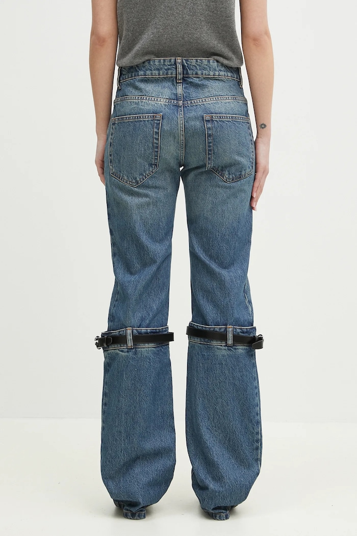 Oblečenie Rifle Coperni Hybrid Denim COPP32F2014 tmavomodrá