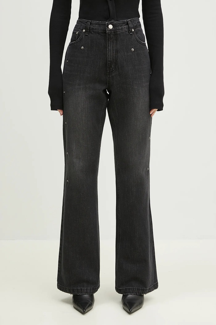 Džíny Andersson Bell Flower Lace Attached Bootcut apa796w