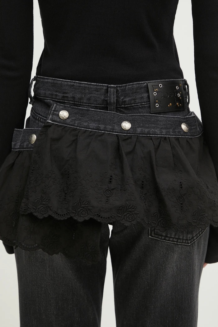 Džíny Andersson Bell Flower Lace Attached Bootcut apa796w