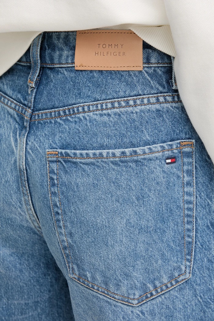 Kavbojke Tommy Hilfiger modra WW0WW44365